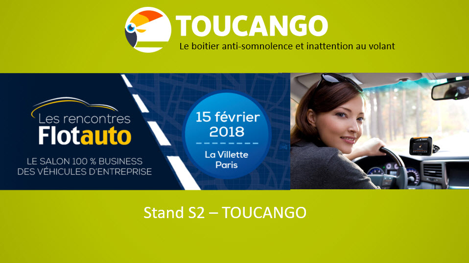 Toucango dispositif anti somnolence sur Flotauto 2018
